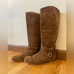Suede Ralph Lauren Boots Size 7